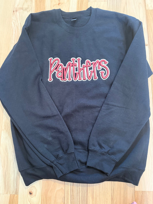 Panthers Puff Embroidery