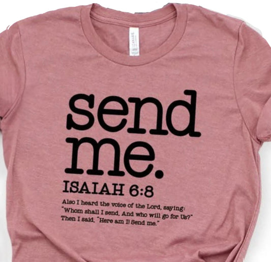 send me. | Isaiah 6:8
