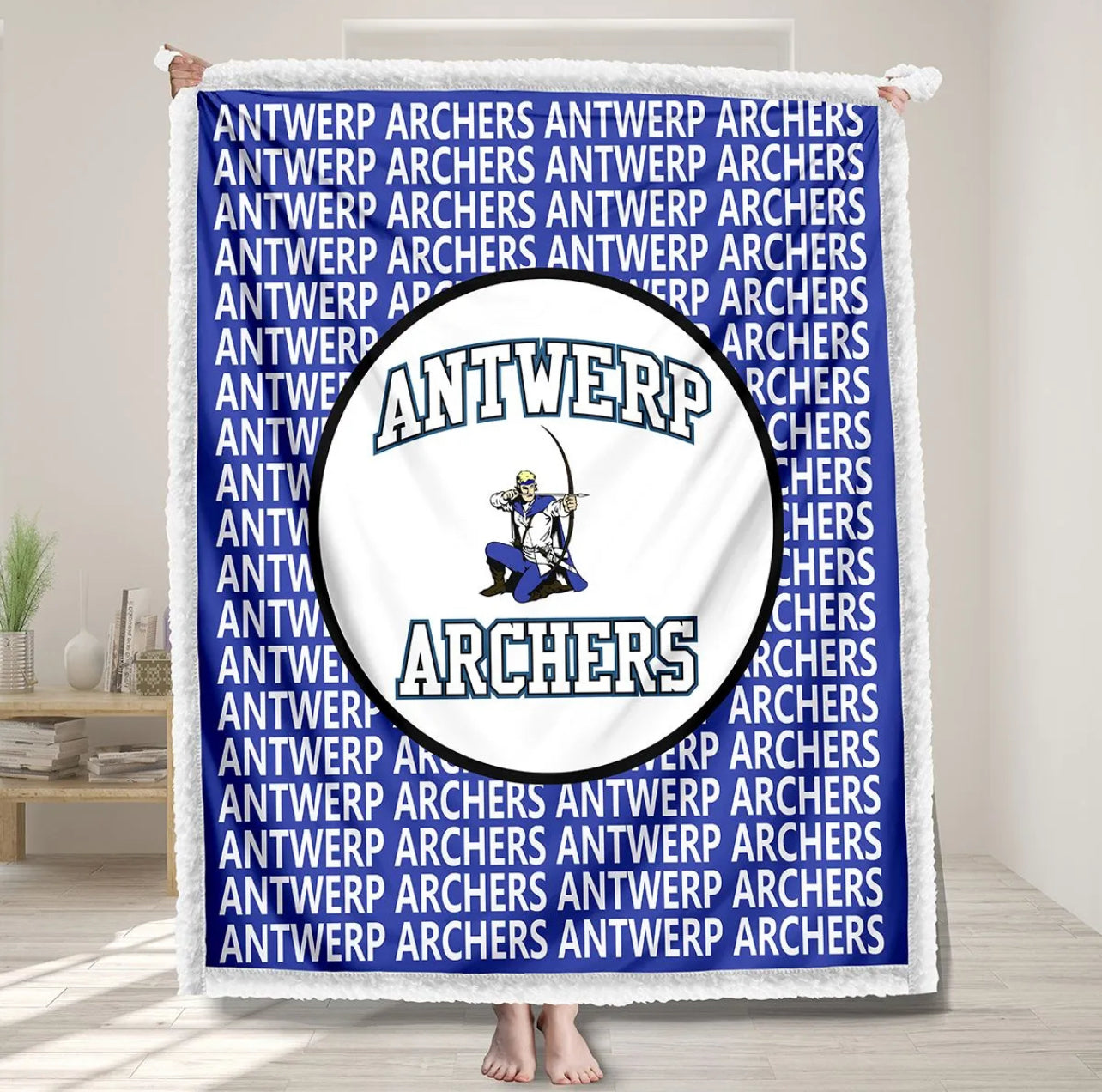 Antwerp Archers Sherpa Blanket