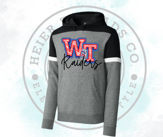 WT Raiders Sport-Tek® Drive Fleece Colorblock Hoodie