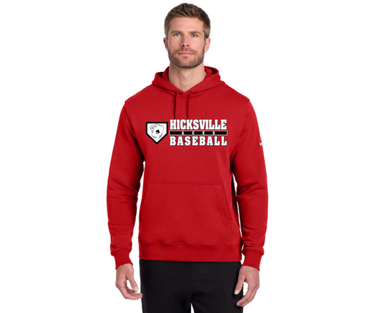 Hicksville Baseball Nike Fleece Club Hoodie