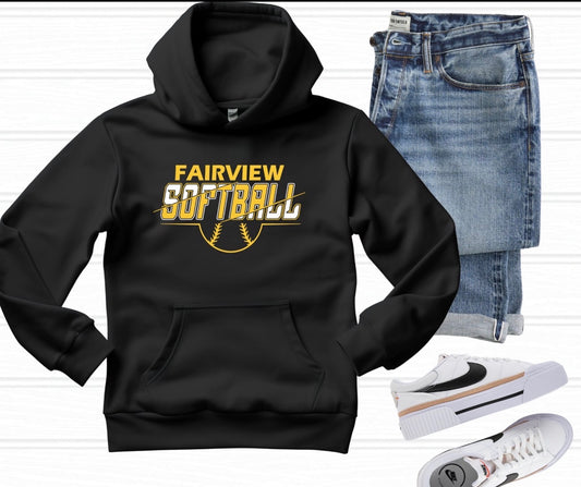 Fairview Softball Black (All Options)