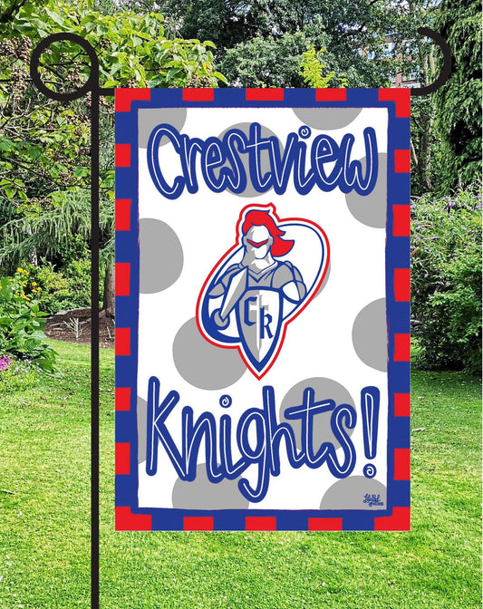 Crestview Knights Garden Flag