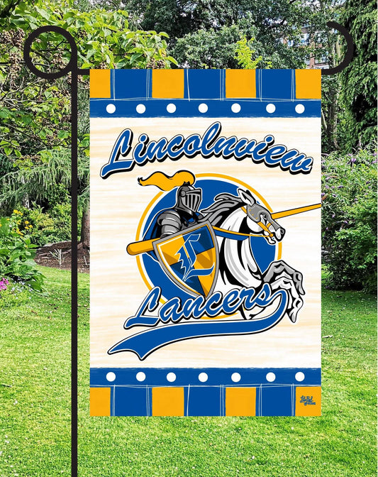 Lincolnview Lancers Garden Flag