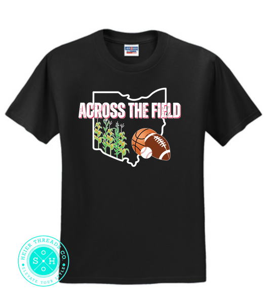 Across The Field 50/50 tee