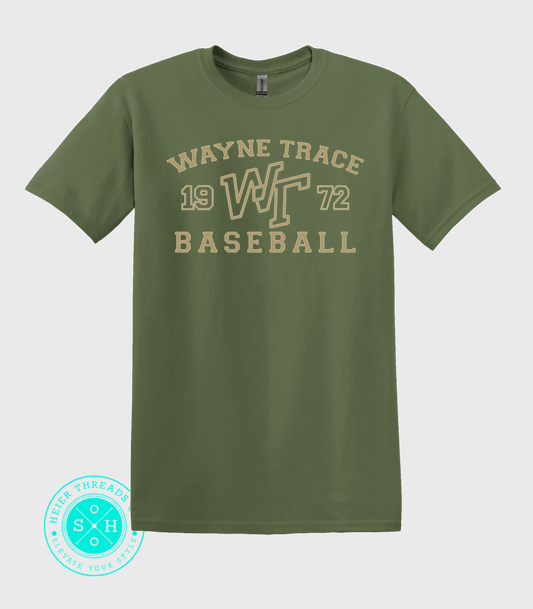 Raiders Baseball Military Green Tee