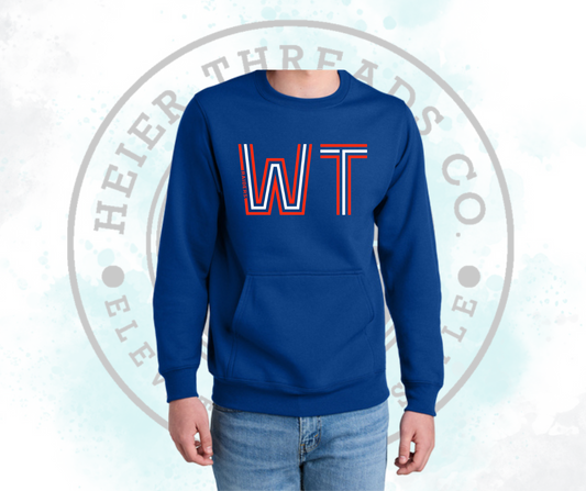 WT Raider Lines Pocket Crew Blue