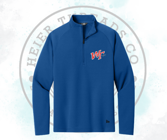 WT with sword Embroidered Mens New Era 1/4 zip