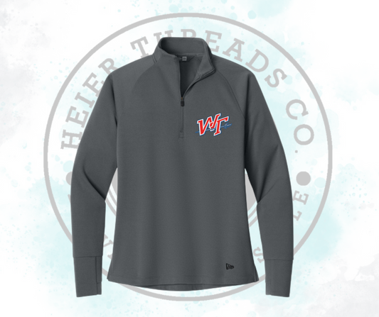 WT with sword Embroidered Womans New Era 1/4 zip