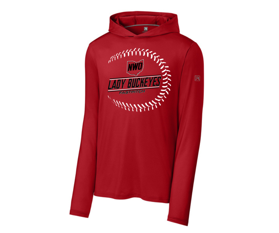 NWO Lady Buckeyes Richardson Clutch Long Sleeve Hoodie