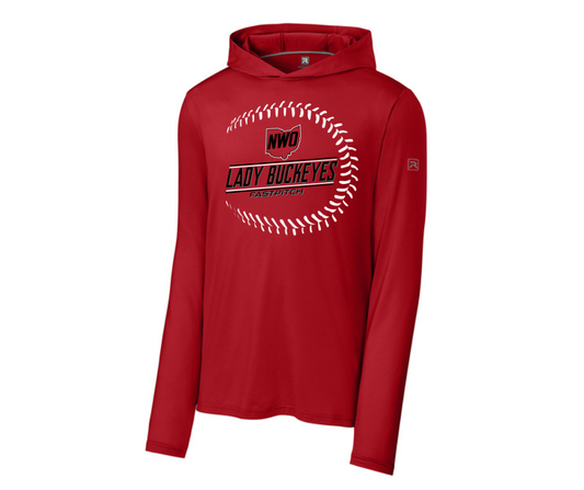 NWO Lady Buckeyes Richardson Clutch Long Sleeve Hoodie