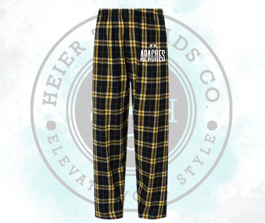 Apache Wrestling Flannel Pants with Pockets