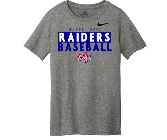 Raider Baseball Youth Nike Legend Tee