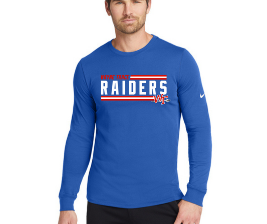 Raider Baseball Nike Dri-Fit Long Sleeve Royal