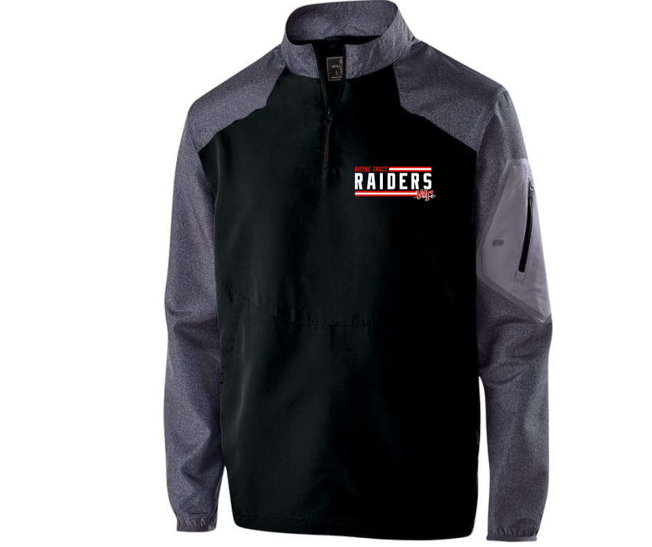 Black Raider Baseball Pullover