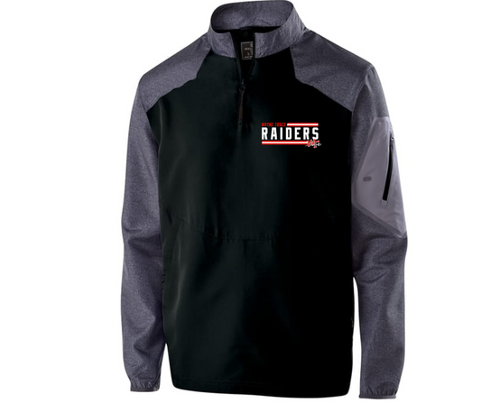 Black Raider Baseball Pullover