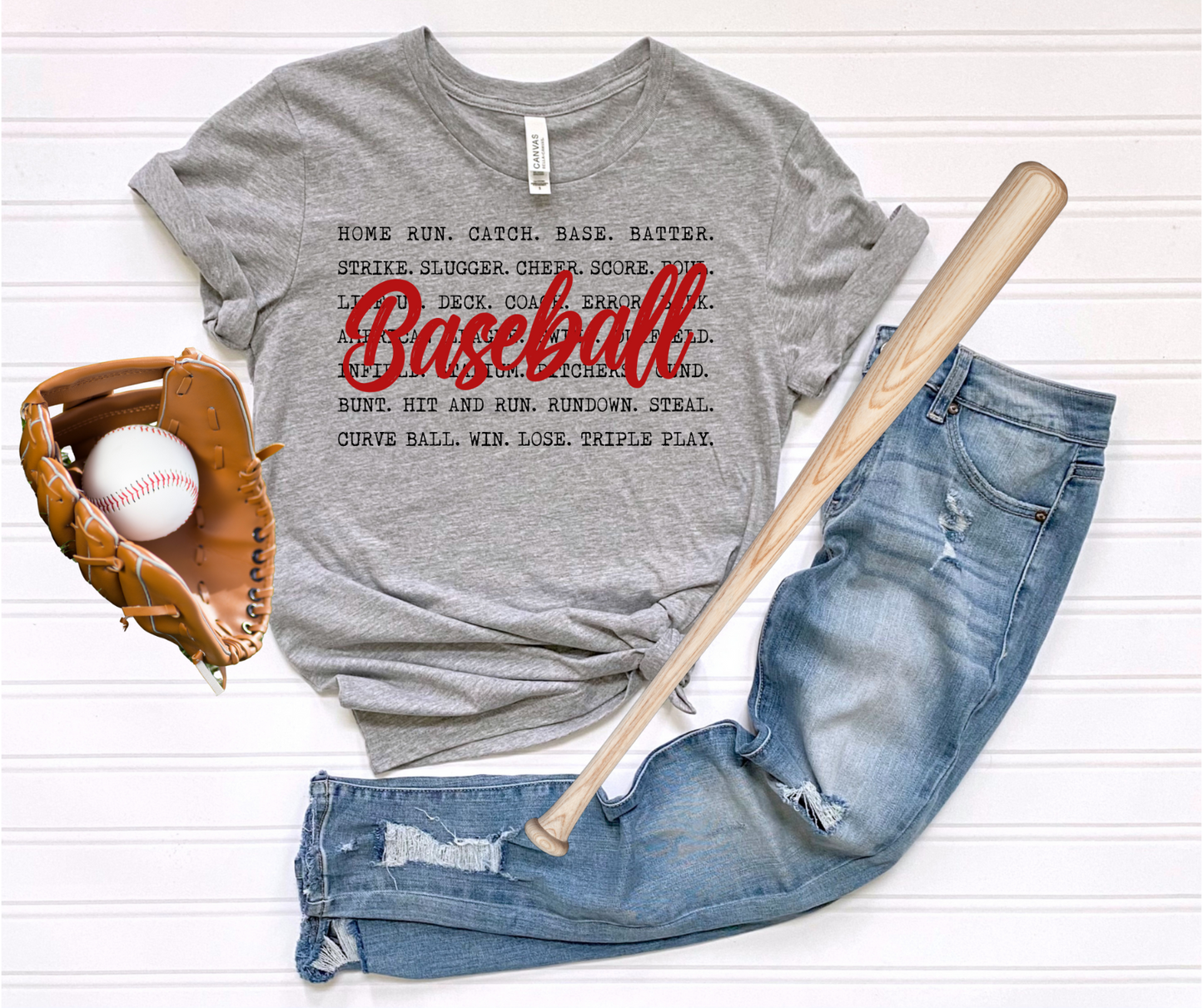 Baseball Typograph