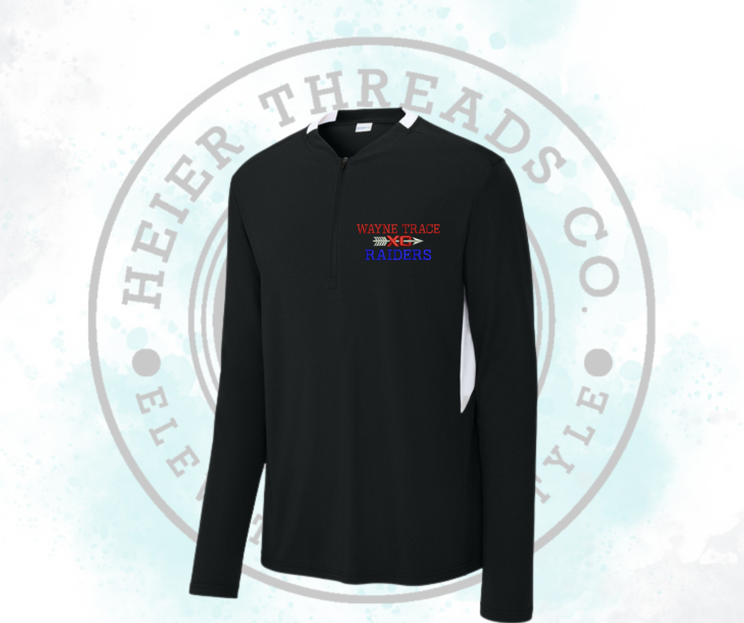 Cross Country Embroidered Sport-Tek® Club 1/4-Zip Pullover