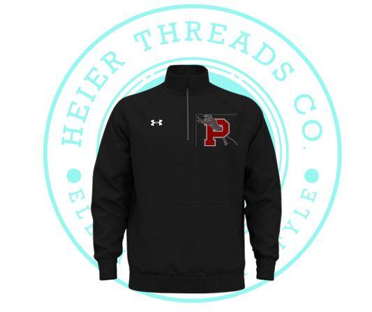 Under Armour Men's Rival Fleece Quarter-Zip Pullover Embroidered