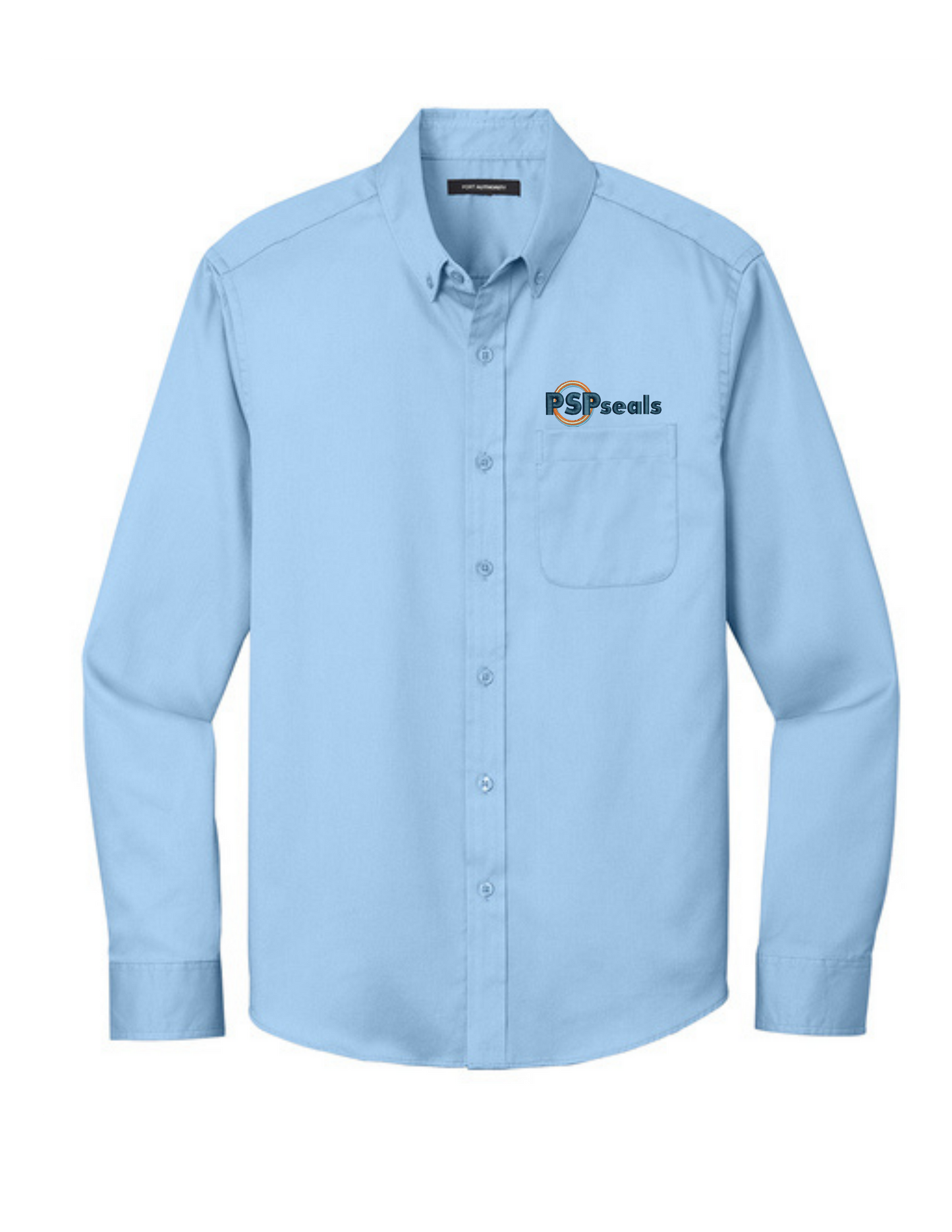 PSP Port Authority® Long Sleeve SuperPro React™ Twill Shirt Embroidered