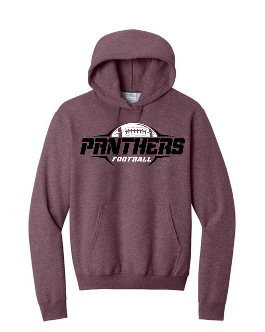 Panther Football Heathered Hoodie