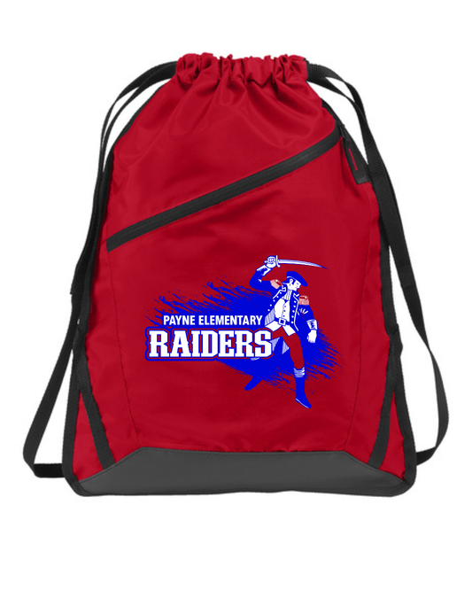 Payne Elementary Raiders Port Authority® Zip-It Cinch Pack