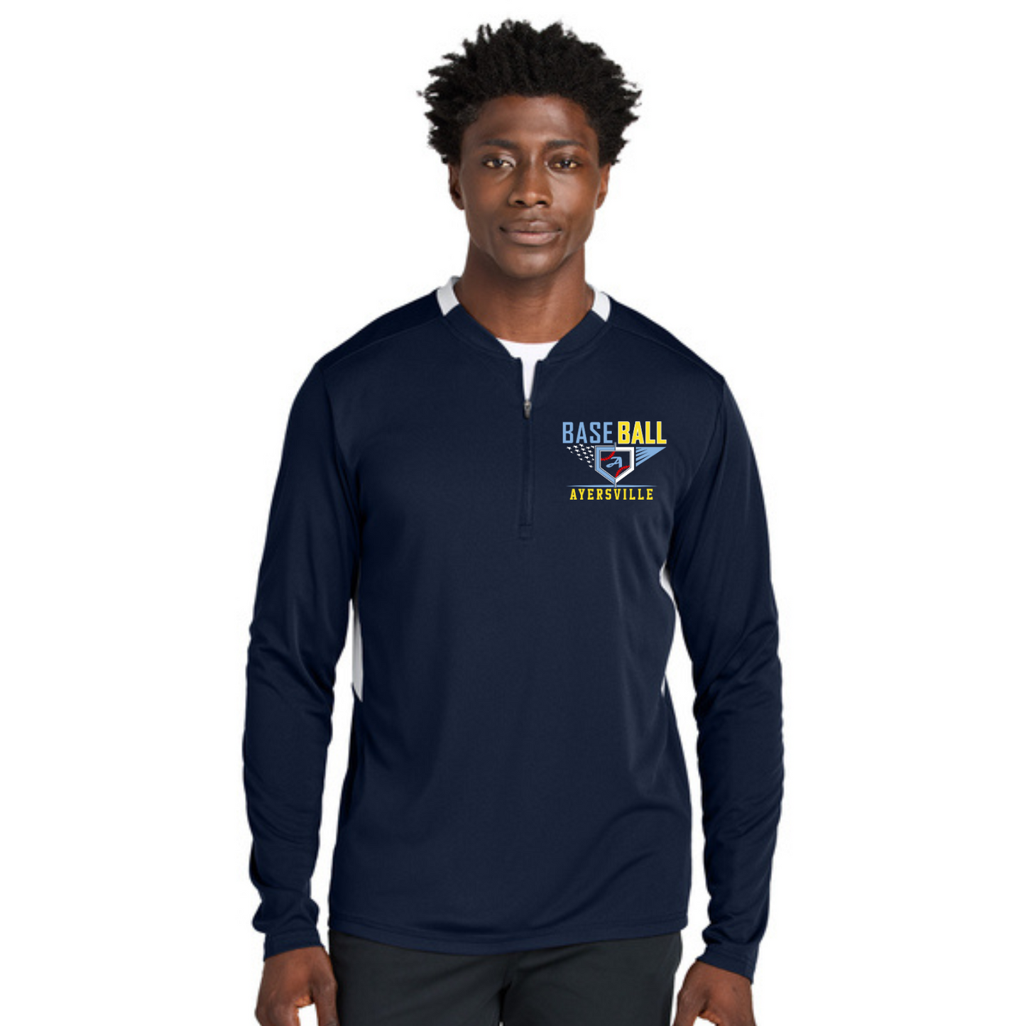 Navy Long Sleeve Baseball