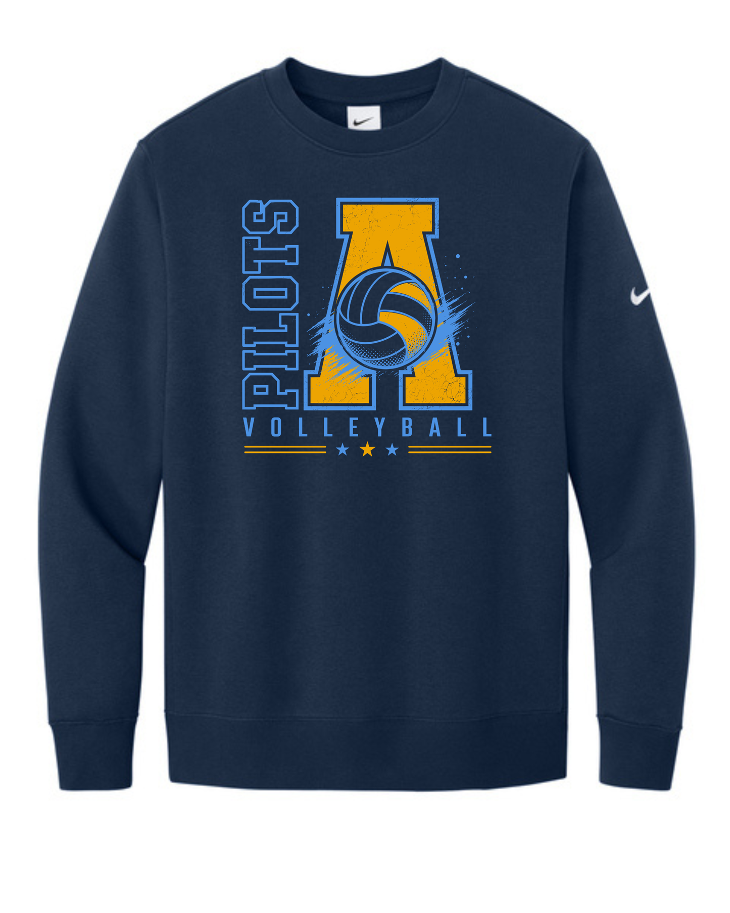 Pilots Volleyball Nike Cub Crewneck
