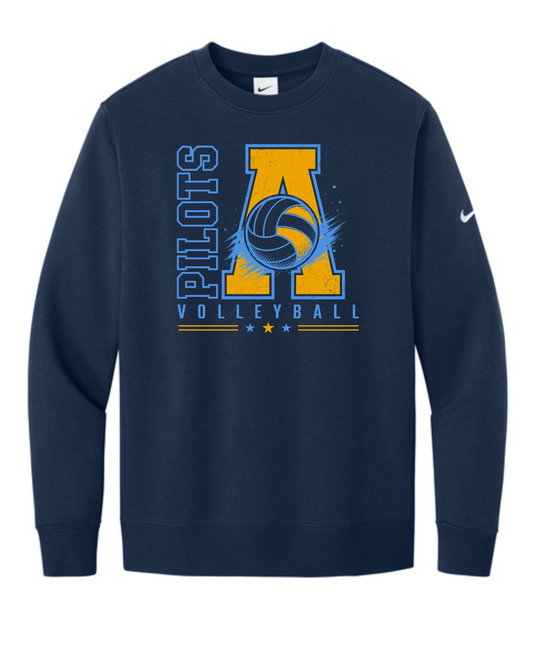 Pilots Volleyball Nike Cub Crewneck