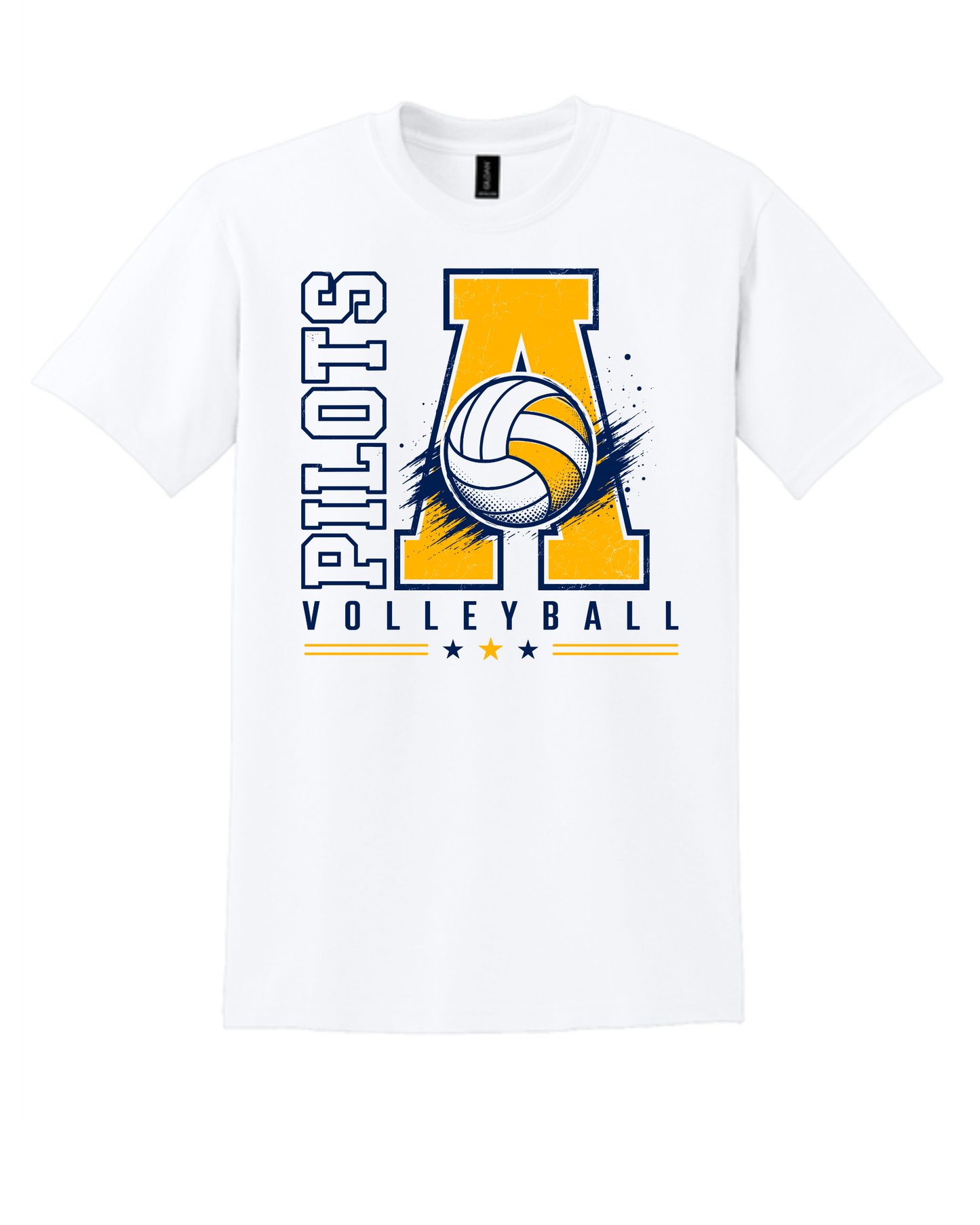 Pilots Volleyball White (All Options)