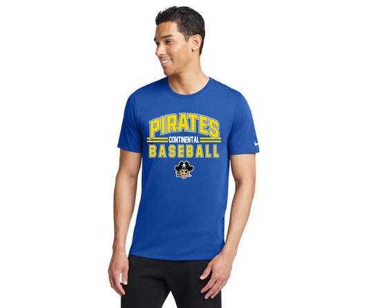 Pirate Baseball Nike Shirt Blue
