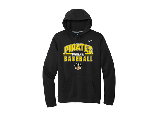 Pirate Baseball Nike Fleece Club Hoodie