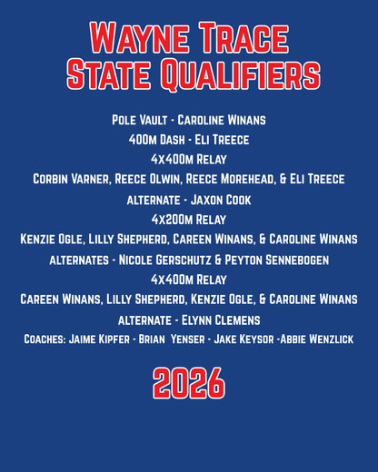 Wayne Trace State Track & Field