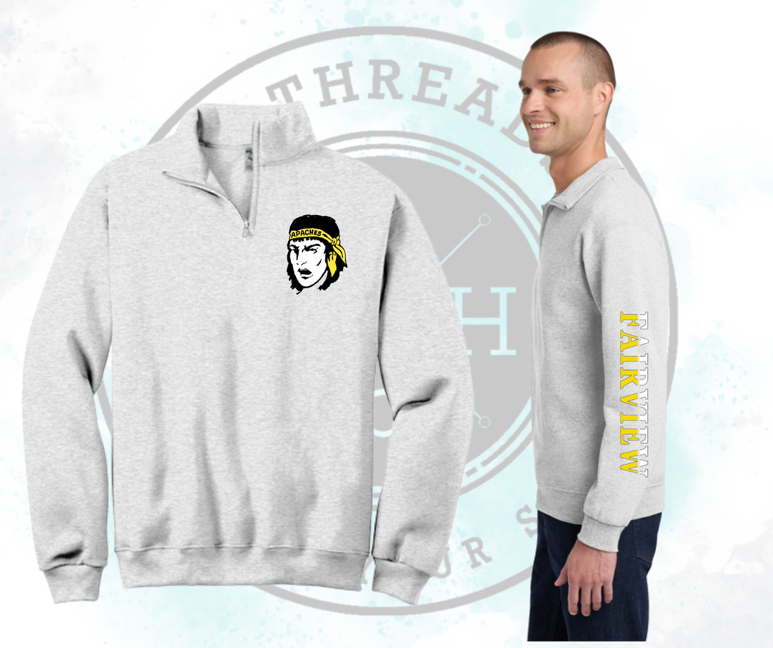 Apache Left Chest Fairview Sleeve Quarter Zip