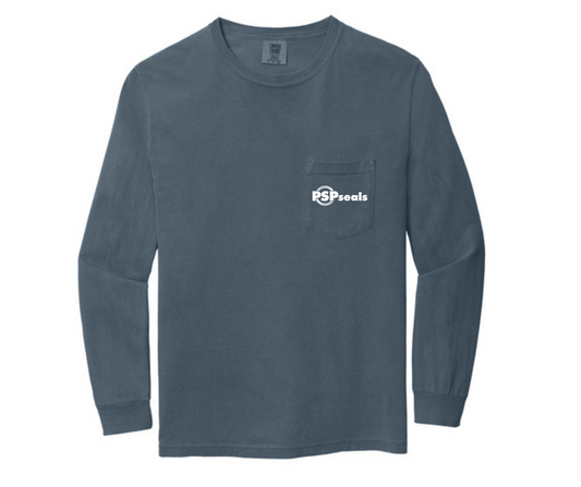 PSP Comfort Colors® Heavyweight Ring Spun Long Sleeve Pocket Tee