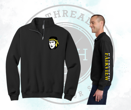 Apache Left Chest Fairview Sleeve Quarter Zip
