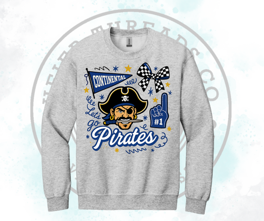 Lets Go Pirates Ash (All Options)