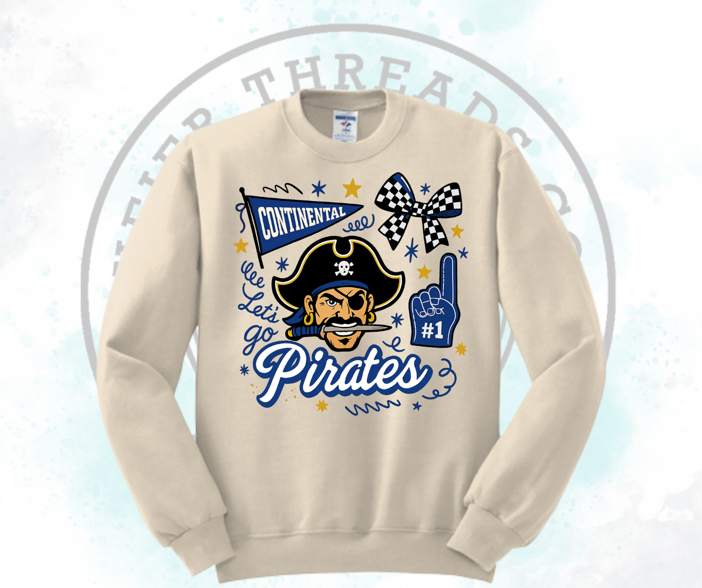 Lets Go Pirates Cream (All Options)