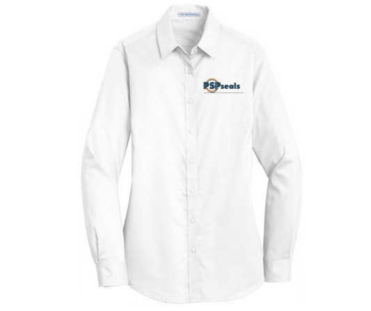 PSP Port Authority® Women's SuperPro™ Twill Shirt Embroidered