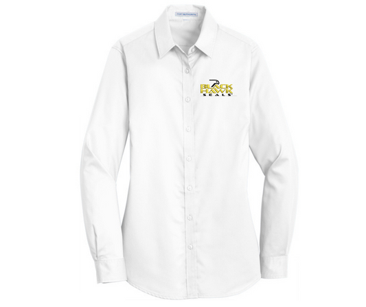 Black Hawk Port Authority® Women's SuperPro™ Twill Shirt Embroidered