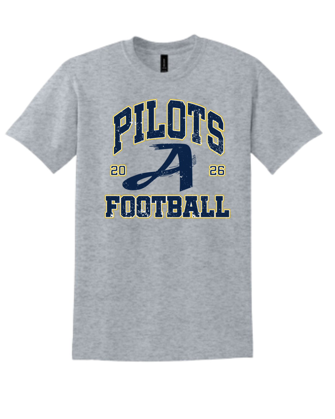 Ayersville Pilots Football Grey (All Options)
