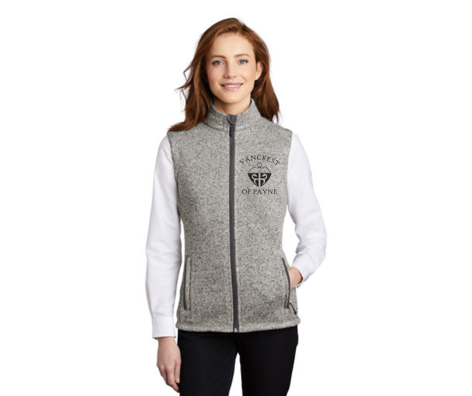 Vancrest Port Authority ® Women's Sweater Fleece Vest Embroidered