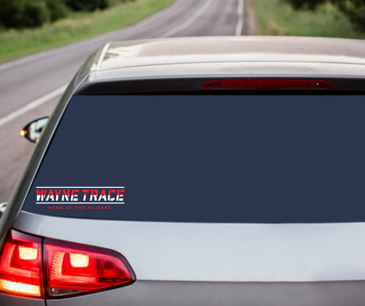 Home of The Raiders Car Decal