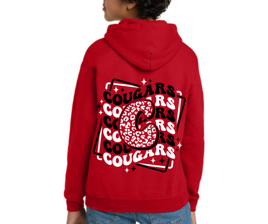 Cougar Wave Left chest/full back