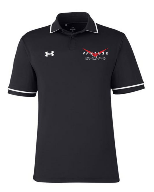 Under Armour Men's Polo Black Embroidered