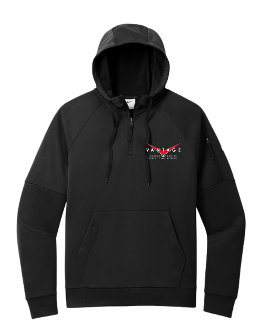 Nike Embroidered Quarter Zip Black