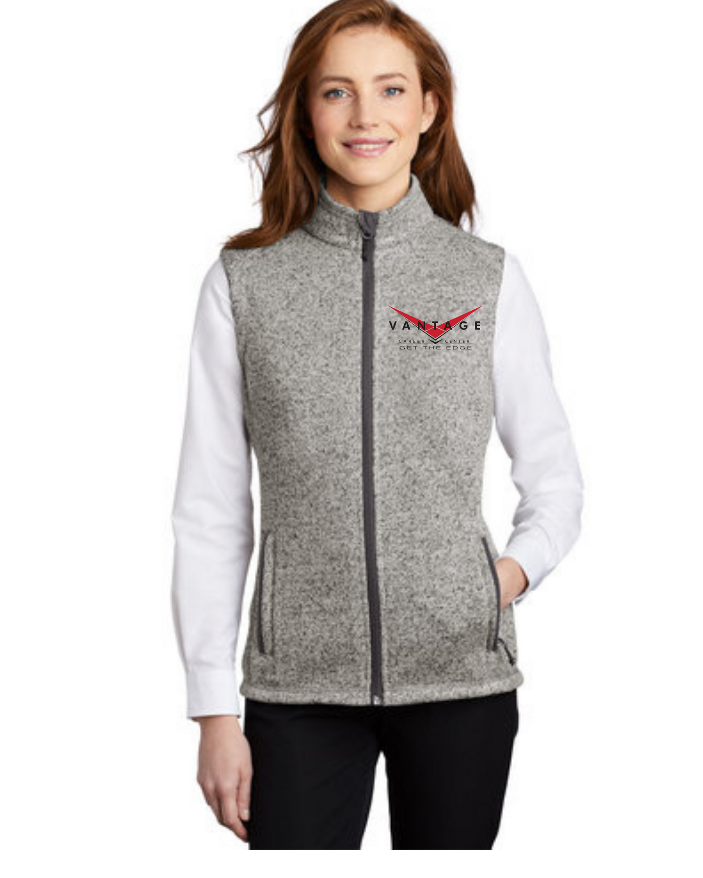 Port Authority ® Women's Sweater Fleece Vest