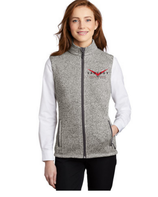Port Authority ® Women's Sweater Fleece Vest