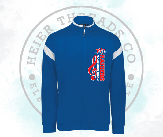 WT Marching Band Full-Zip Sports Tek Blue
