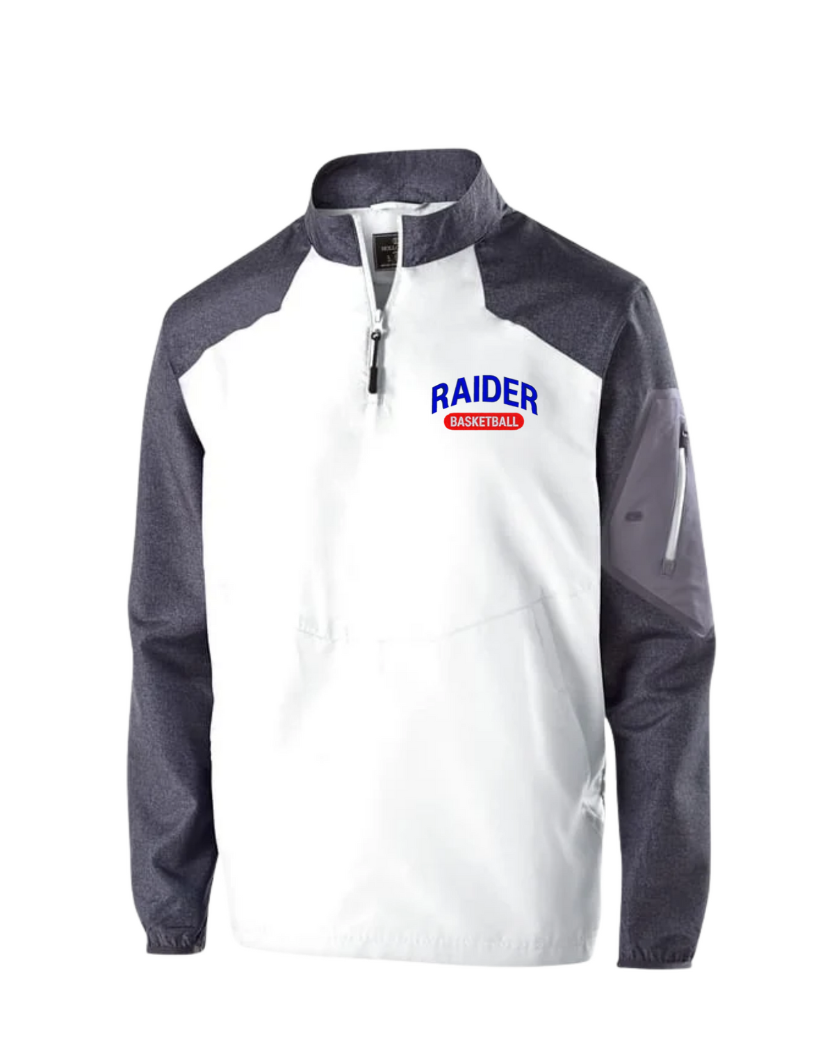 Raider Basketball Holloway Pullover White